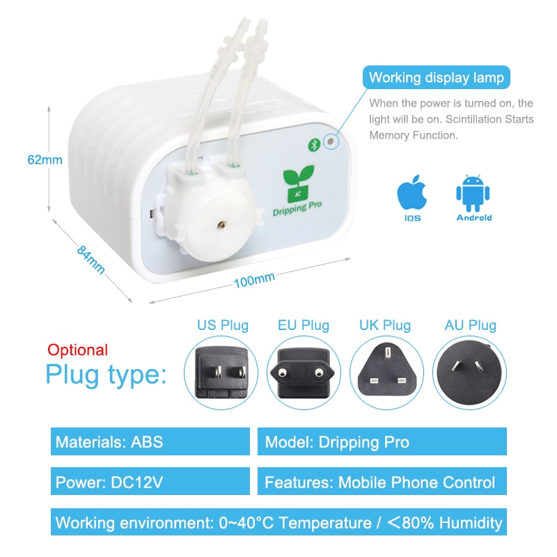 Mobile phone control Intelligent garden automatic watering device