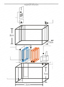 Portable Desktop Aquaponic Aquarium