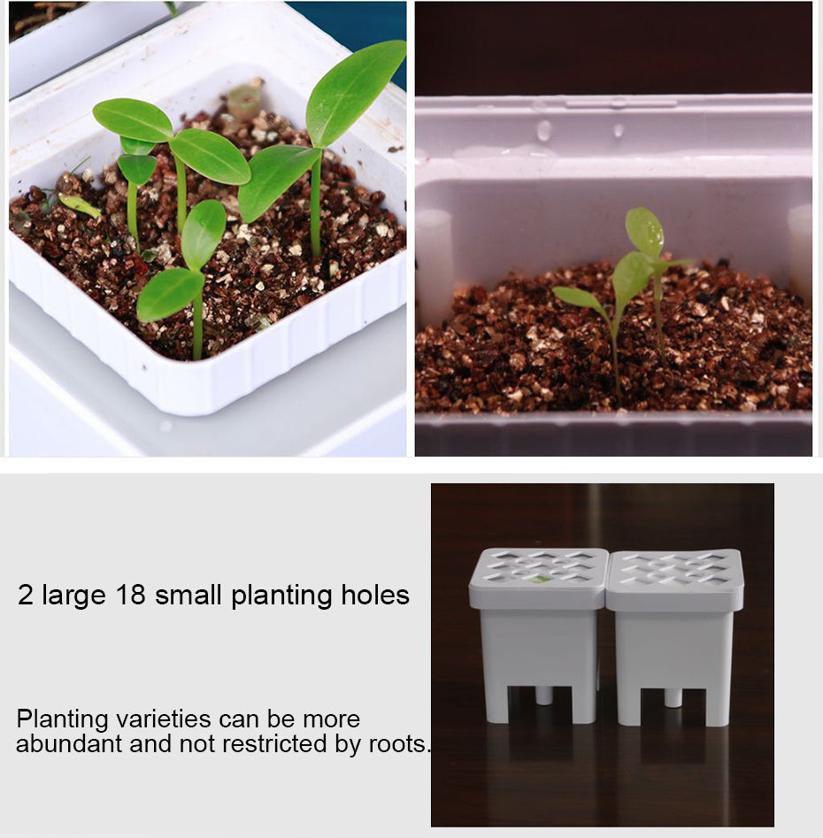 Smart Herb Garden Kit LED Grow Light