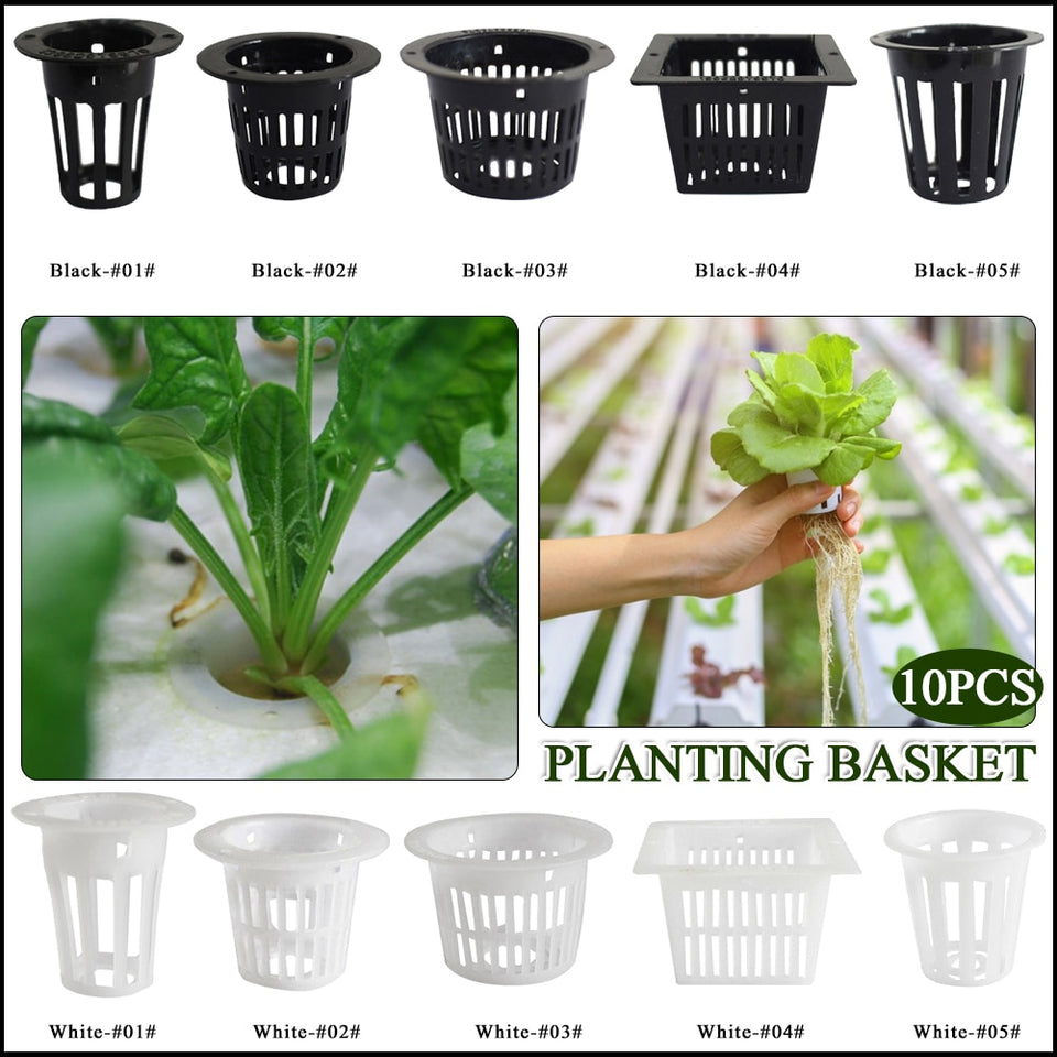 10pcs Heavy Duty Hydroponic Mesh Pot