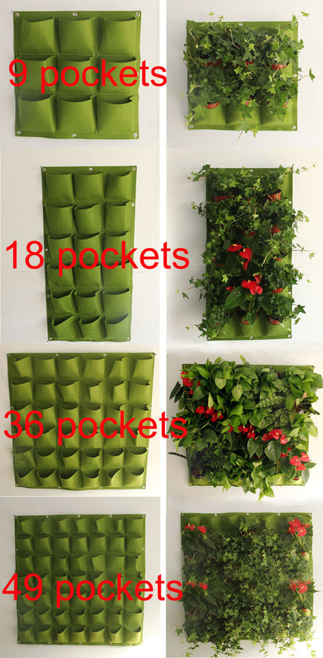 Wall Hanging Planting Bags