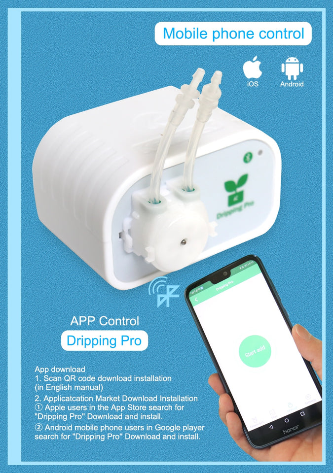 Mobile phone control Intelligent garden automatic watering device