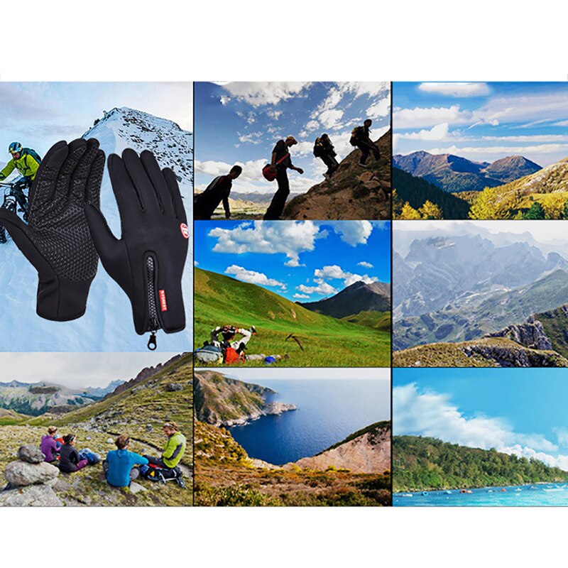 Fleece Outdoor Running Gloves