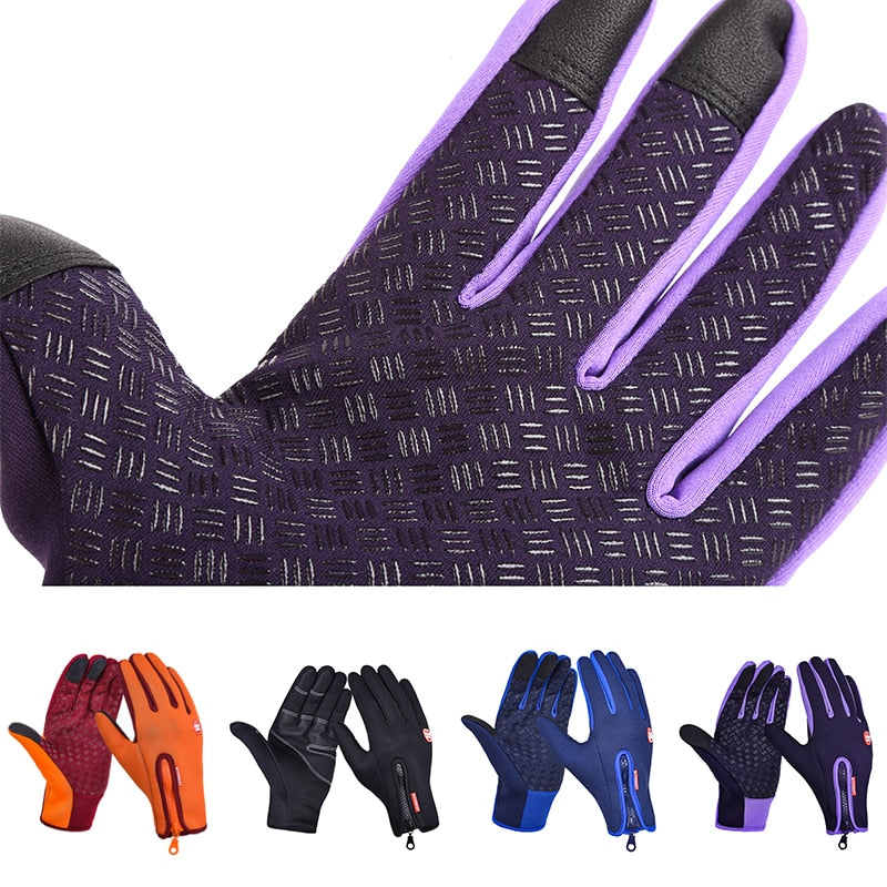 Fleece Outdoor Running Gloves