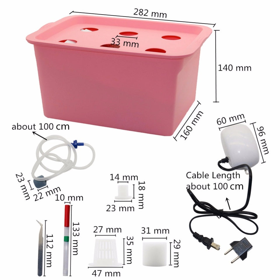 1 sets 220V/110V Plant Site Hydroponic Systems