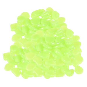 50Pcs Glow in the Dark Garden Pebbles