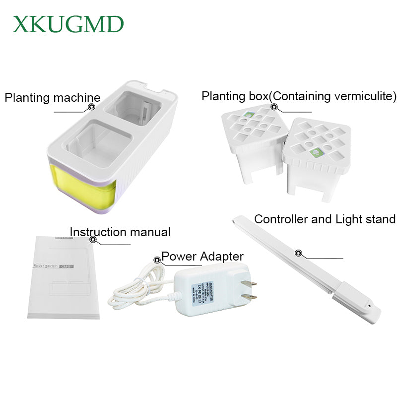 Smart Herb Garden Kit LED Grow Light