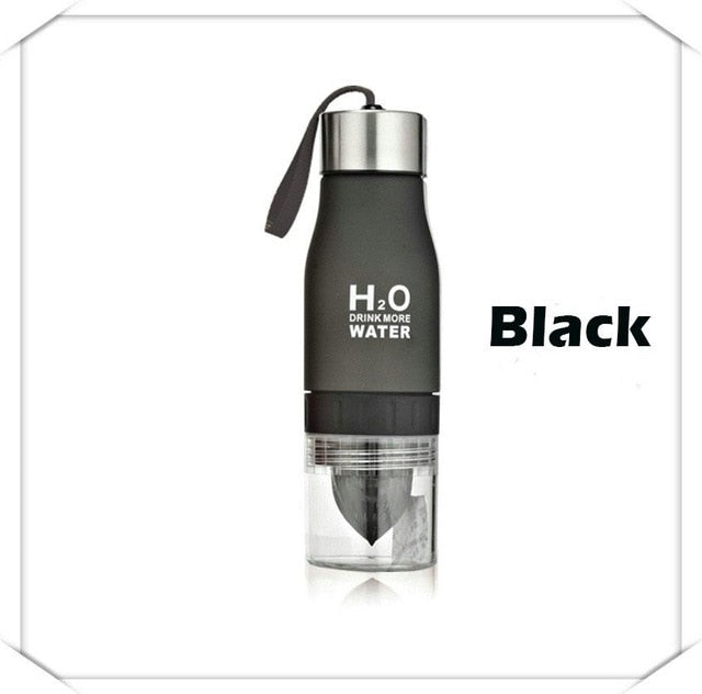 650ml Water Bottle plastic Fruit infusion bottle