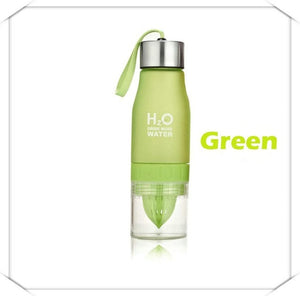 650ml Water Bottle plastic Fruit infusion bottle