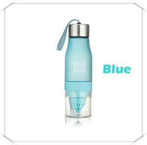 650ml Water Bottle plastic Fruit infusion bottle