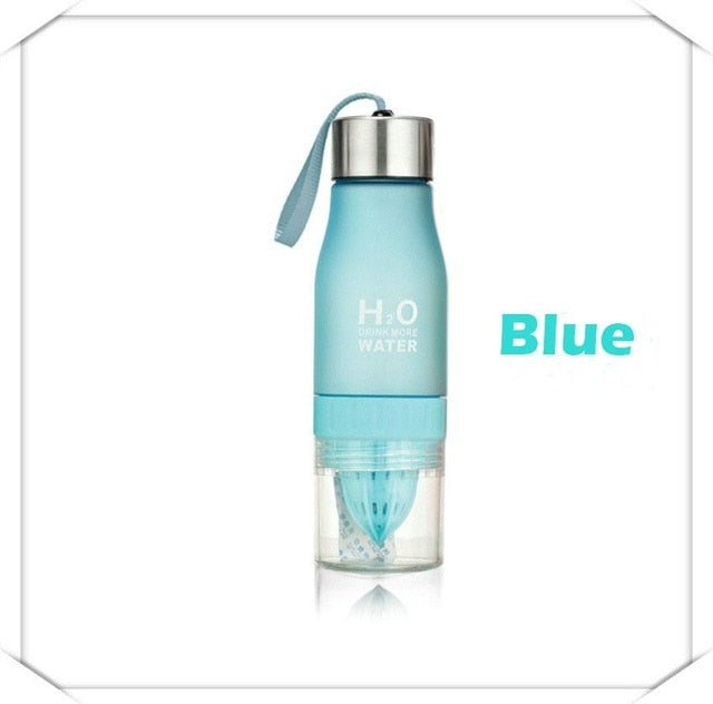 650ml Water Bottle plastic Fruit infusion bottle
