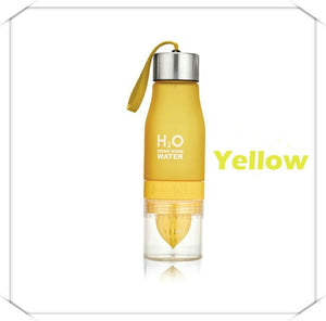 650ml Water Bottle plastic Fruit infusion bottle