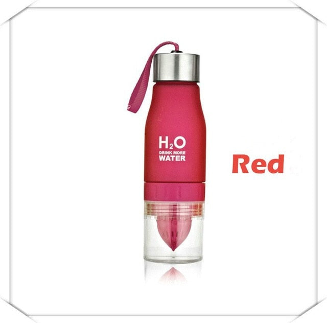 650ml Water Bottle plastic Fruit infusion bottle